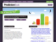 Tablet Screenshot of predictionbook.com